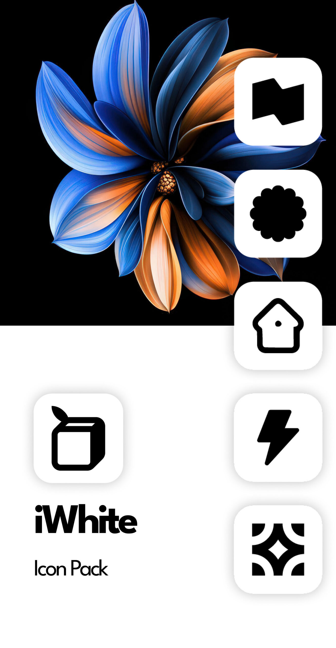 iWhite OS Icon Pack Android Screenshot 2