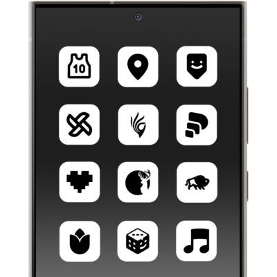 iWhite OS Icon Pack Android Screenshot 3