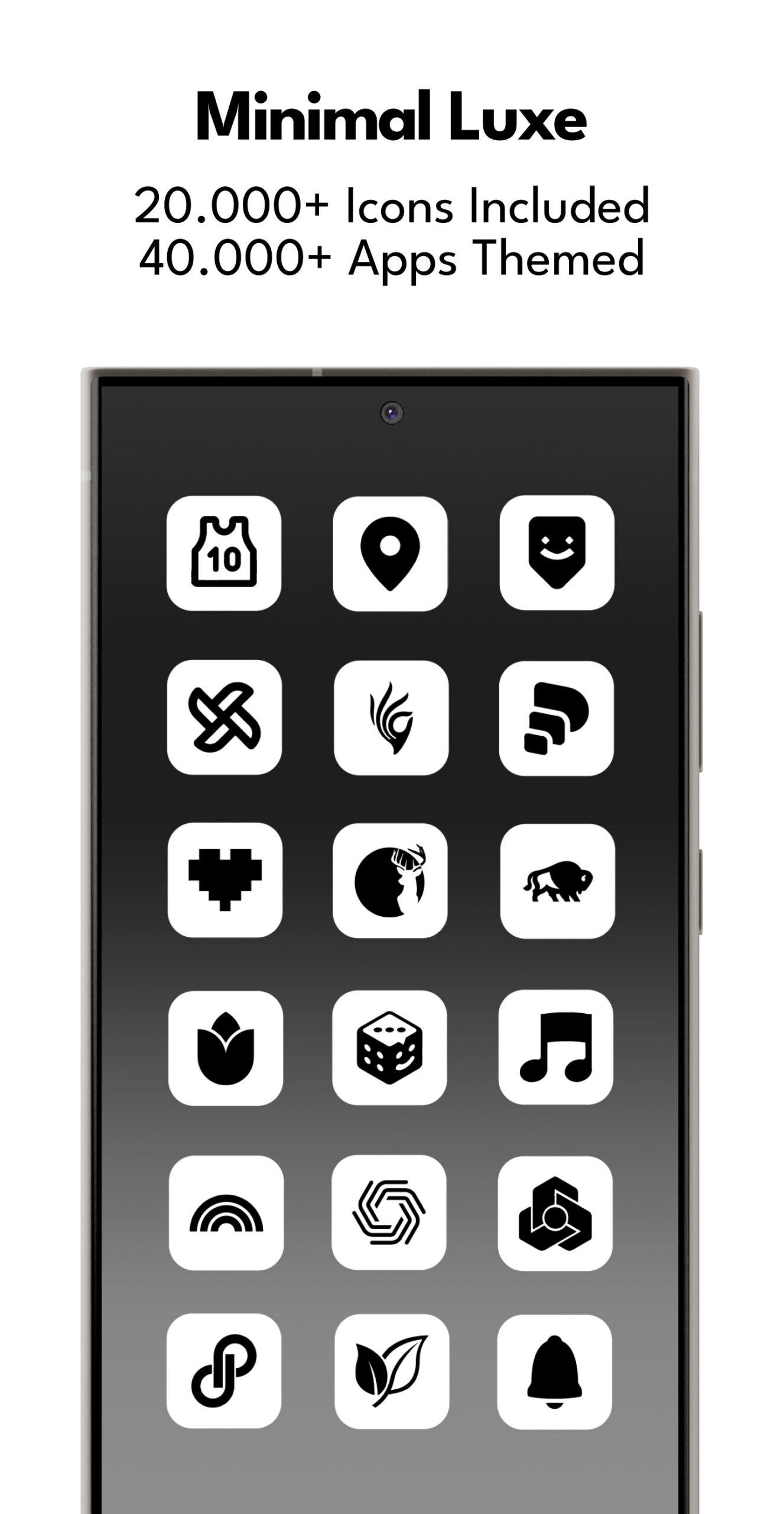 iWhite OS Icon Pack Android Screenshot 3