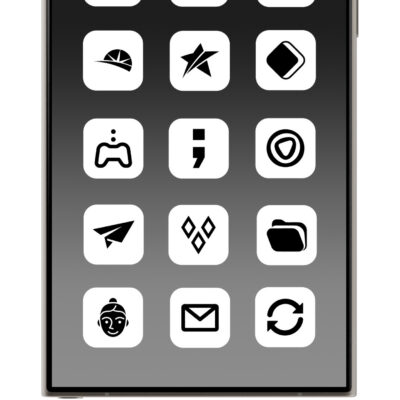 iWhite OS Icon Pack Android Screenshot 4