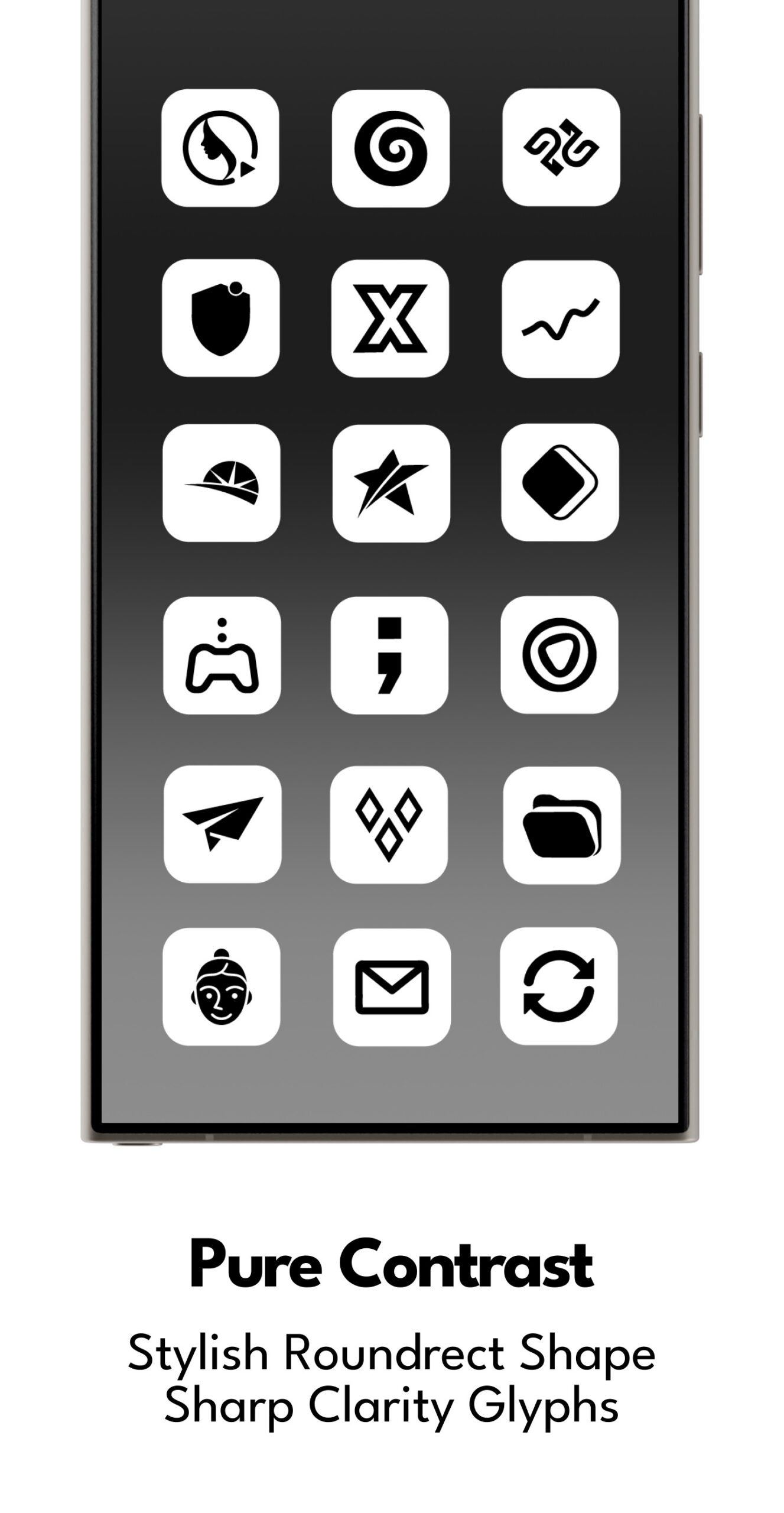 iWhite OS Icon Pack Android Screenshot 4