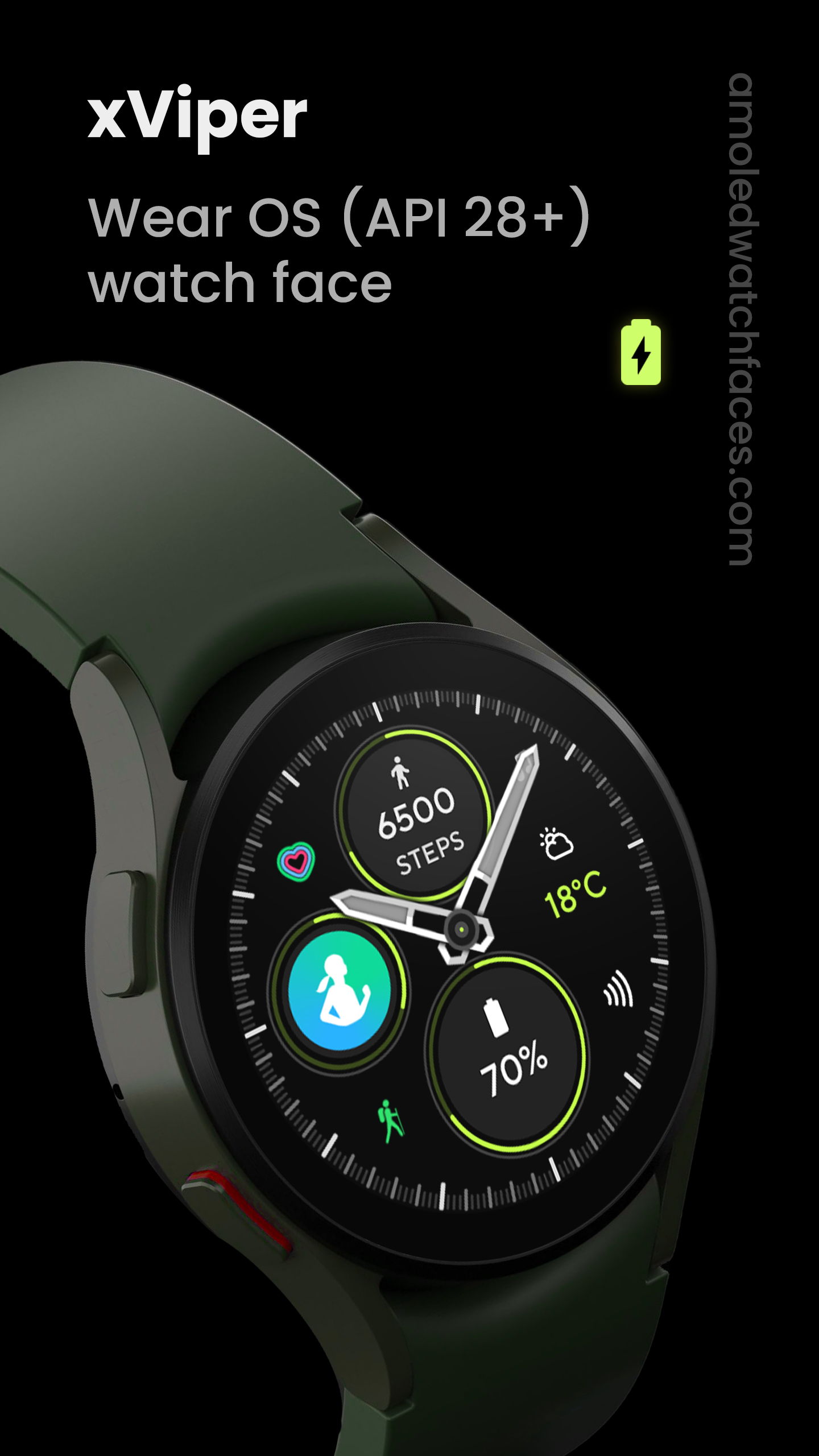xViper: Watch face Android Screenshot 2
