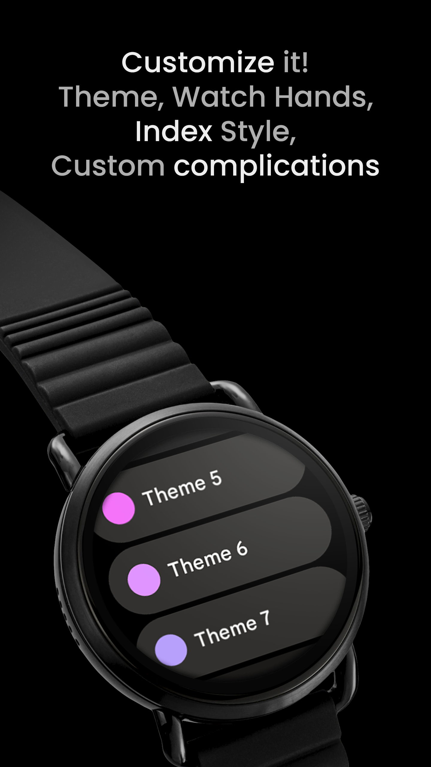 xViper: Watch face Android Screenshot 4