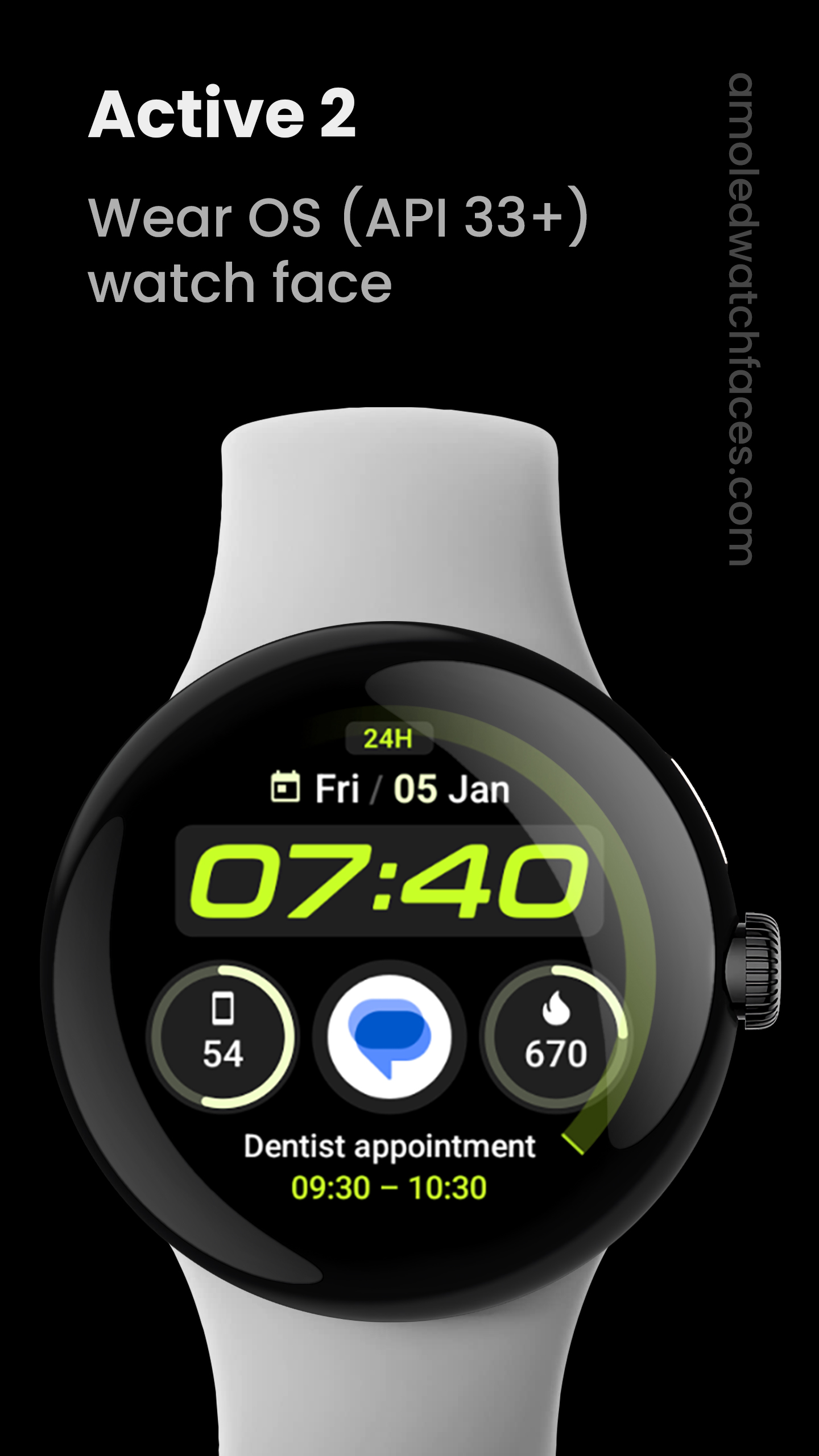 Active 2: Watch face Android Screenshot 2