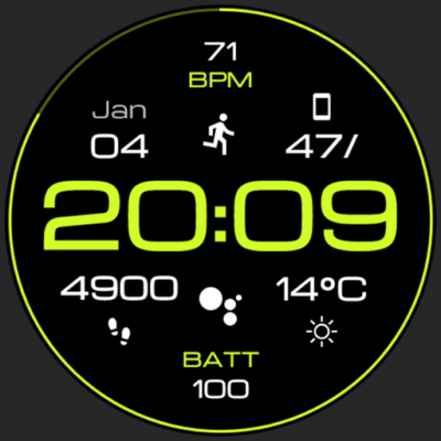 Active xV: Watch Face Android Screenshot