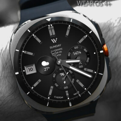 Analog Basic 34 Wear OS 4+ Android Screenshot 2