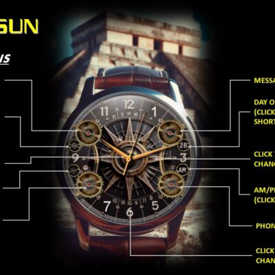 Ancient Sun Wear OS Watch Face Android Screenshot 2