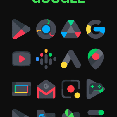 Asphalt - Dark Icon Pack Android Screenshot 2