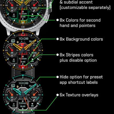 BLZ VERO 3 - Hybrid Watch Face Android Screenshot 3