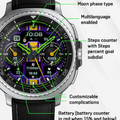 BLZ VERO 3 - Hybrid Watch Face Android Screenshot 4