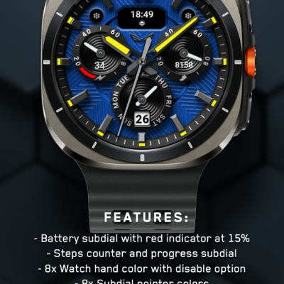 Ballozi AVEN Watch Face Android Screenshot 2