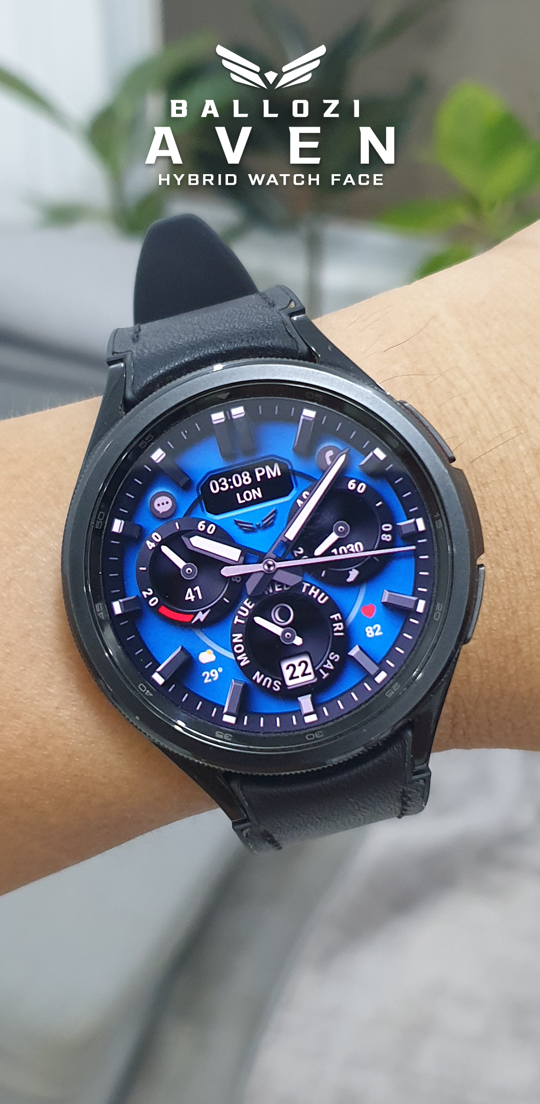 Ballozi AVEN Watch Face Android Screenshot 4