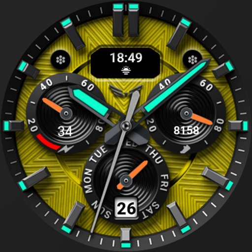 Ballozi AVEN Watch Face Android Screenshot