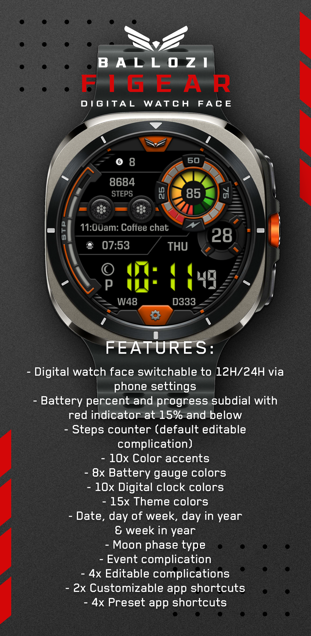 Ballozi FIGEAR Digital Retro Android Screenshot