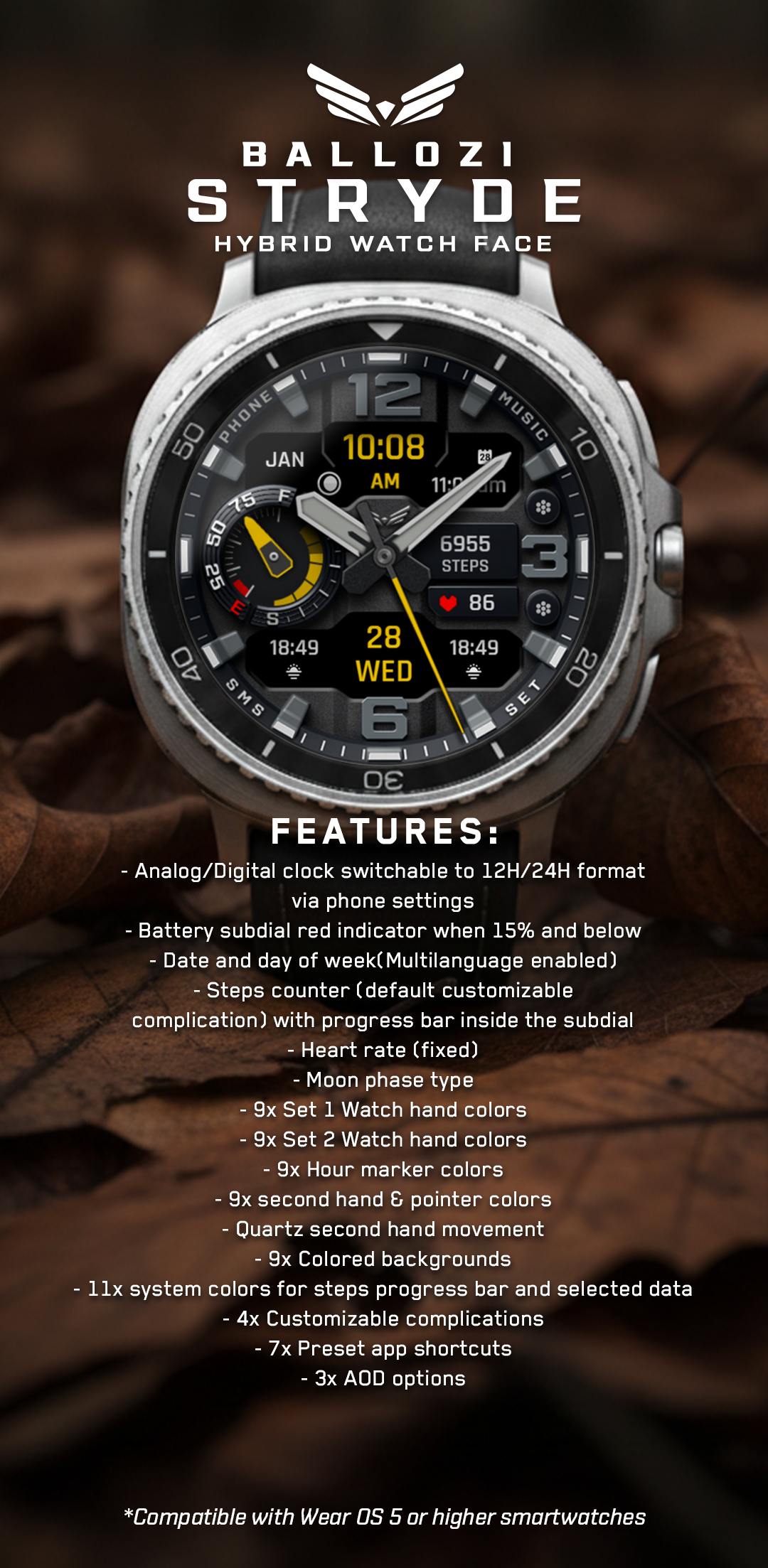 Ballozi STRYDE Hybrid Tactical Android Screenshot 2