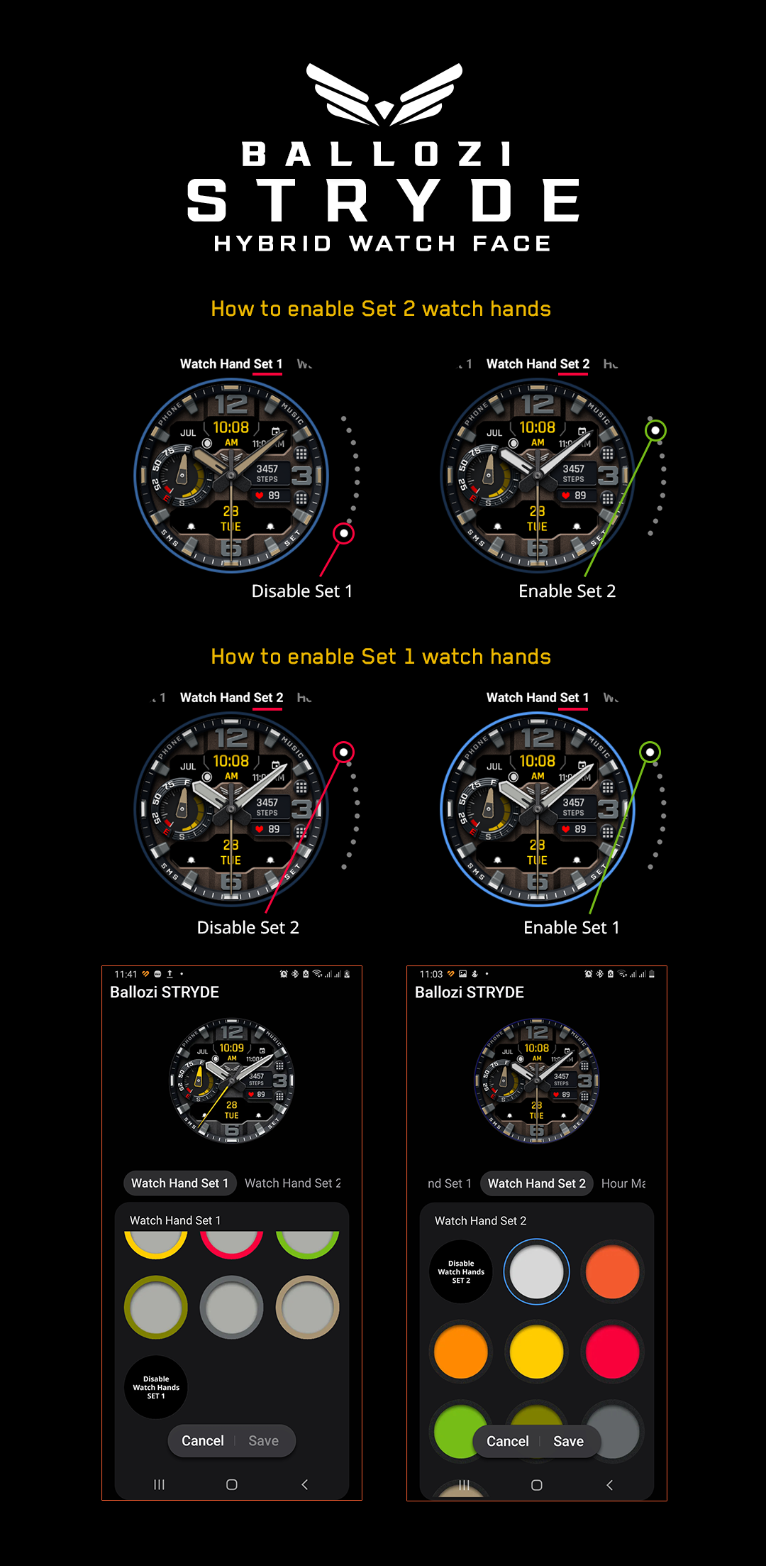 Ballozi STRYDE Hybrid Tactical Android Screenshot 3