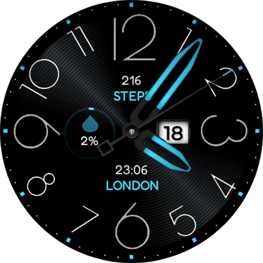 Big Analog 5 WF Wear OS 5+ Android Screenshot