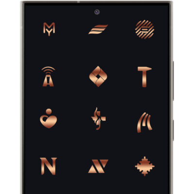 Bronze Copper Icon Pack Android Screenshot 3