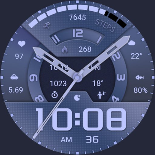 Business Blue Shadow ZKinWatch Android Screenshot