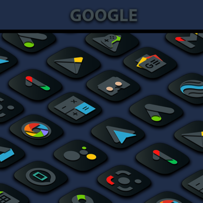 Camo Dark Icon Pack Android Screenshot 3