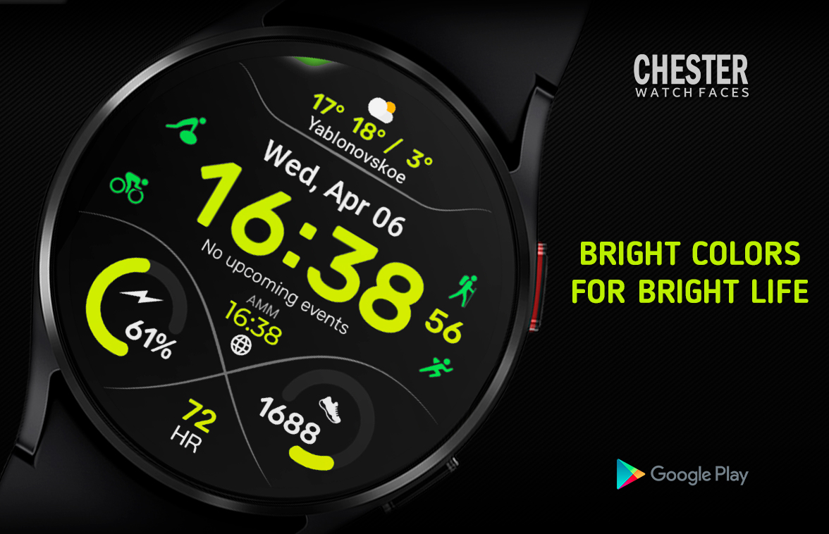 Chester Serenity watch face Android Screenshot 2