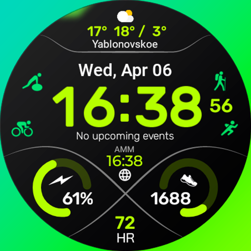 Chester Serenity watch face Android Screenshot