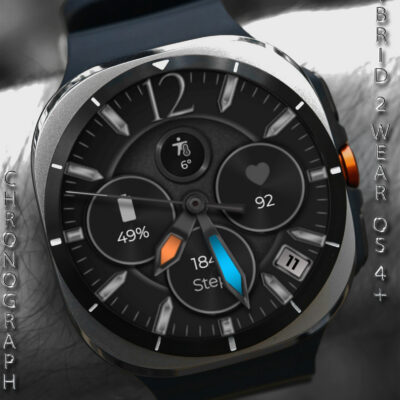 Chronograph Hybrid 2 WearOS 5+ Android Screenshot 3