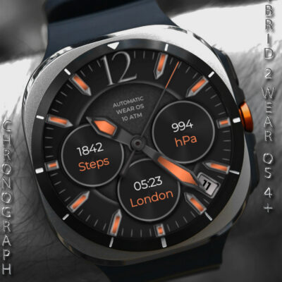 Chronograph Hybrid 2 WearOS 5+ Android Screenshot 4