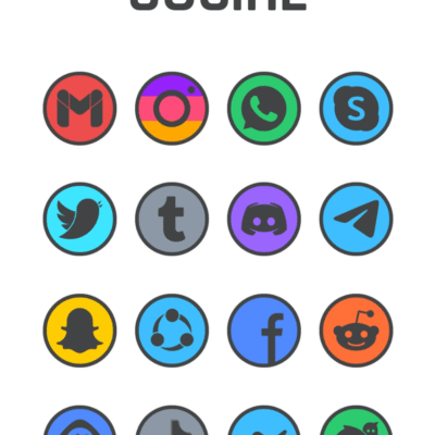 Circle Dark - Icon Pack Android Screenshot 4