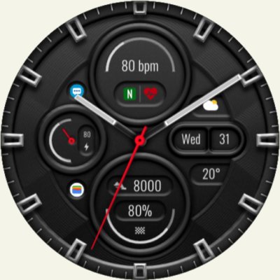 DADAM68: Classic Watch face Android Screenshot