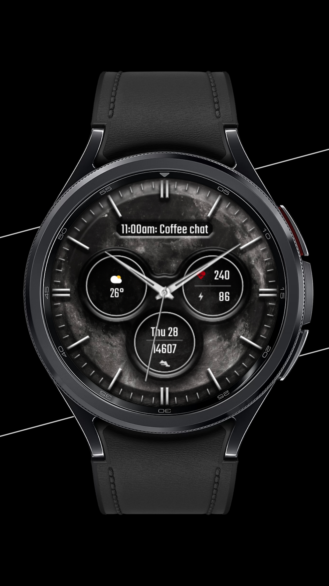 DADAM69: Lunar Watch Face Android Screenshot 2