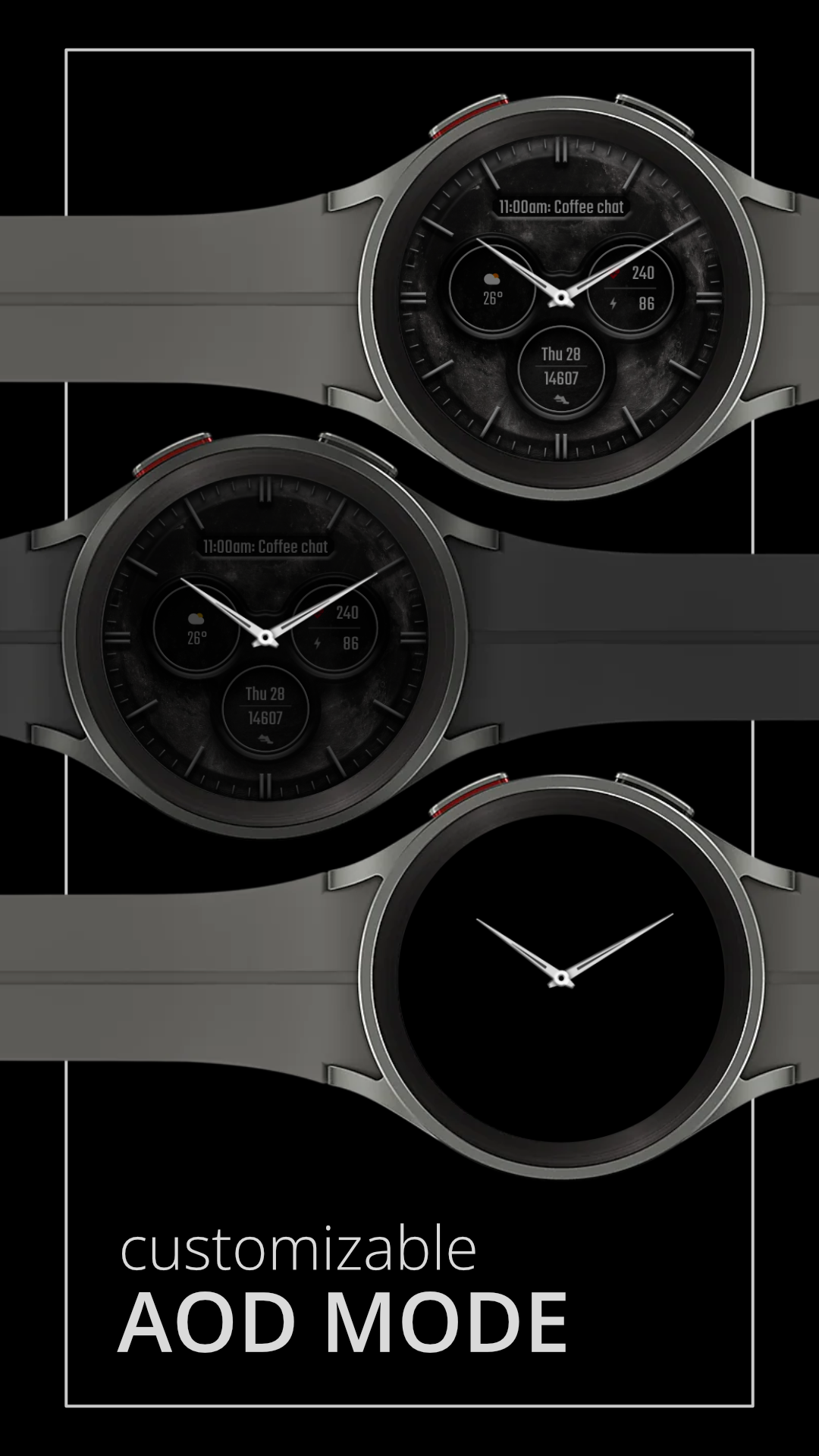 DADAM69: Lunar Watch Face Android Screenshot 4