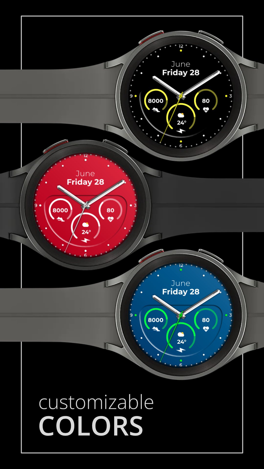DADAM77: Modern Minimal Watch Android Screenshot 3
