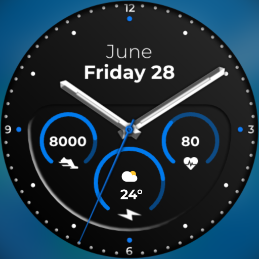 DADAM77: Modern Minimal Watch Android Screenshot
