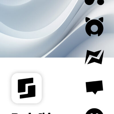Dark Side Black Icon Pack Android Screenshot 2