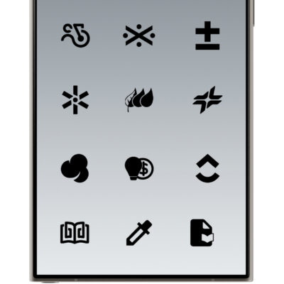 Dark Side Black Icon Pack Android Screenshot 4