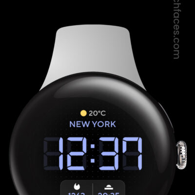 Digital 1 Watch face Android Screenshot 2
