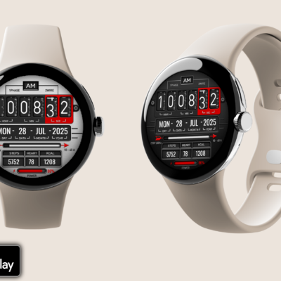 Digital Fliptime Watch face Android Screenshot 3