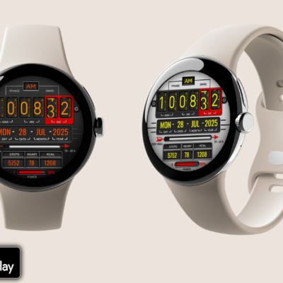 Digital Fliptime Watch face Android Screenshot 4