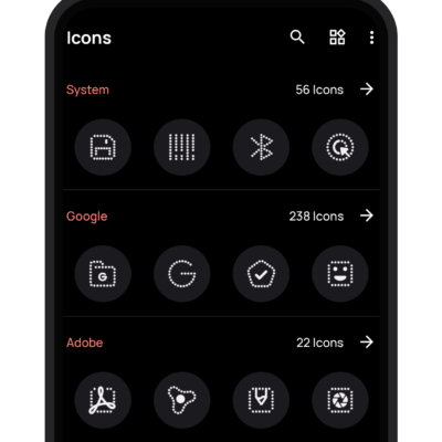 Dots : Adaptive Icon pack Android Screenshot 3