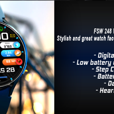 FSW248 digital Watchface Android Screenshot 2