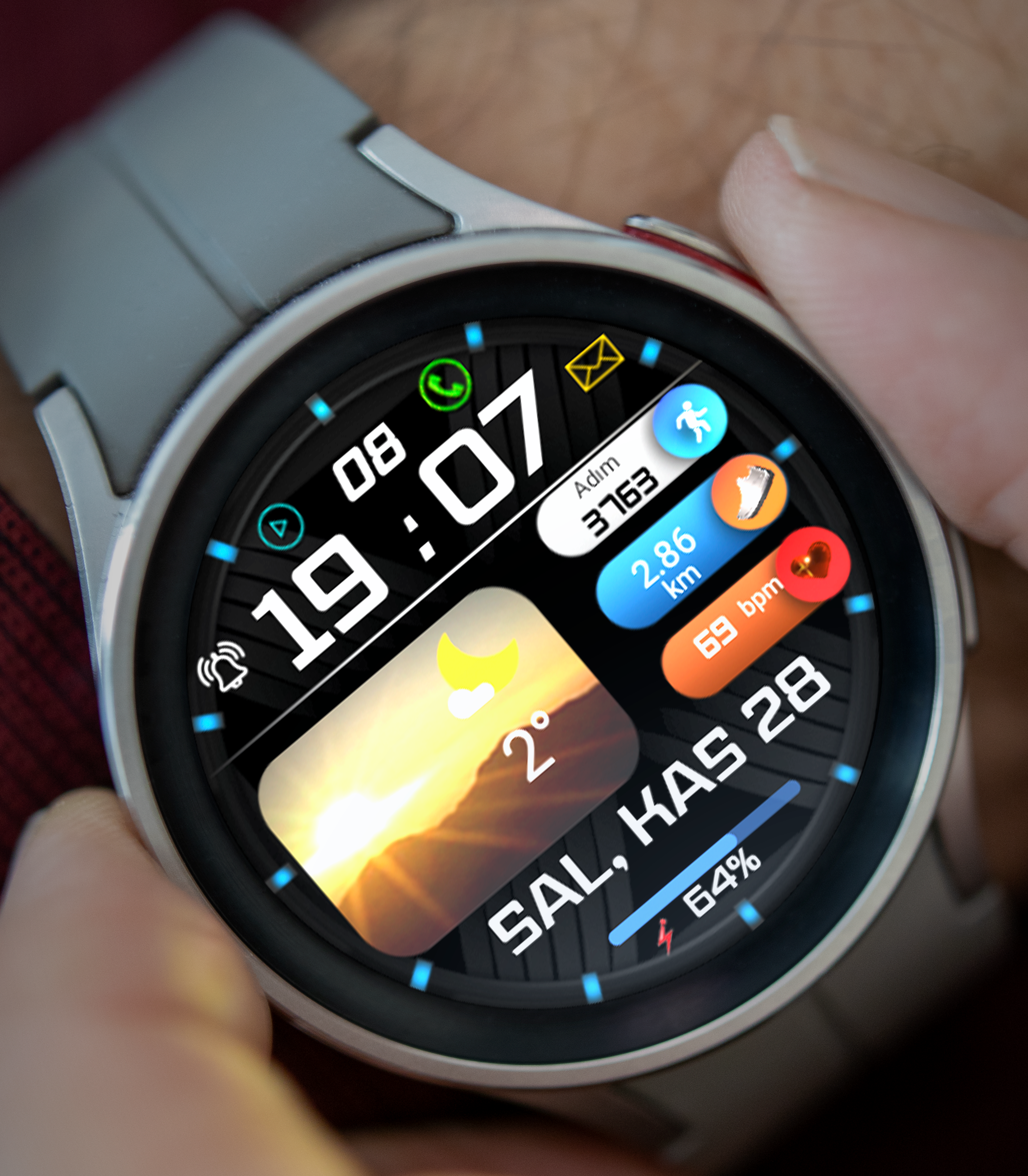FSW248 digital Watchface Android Screenshot 4