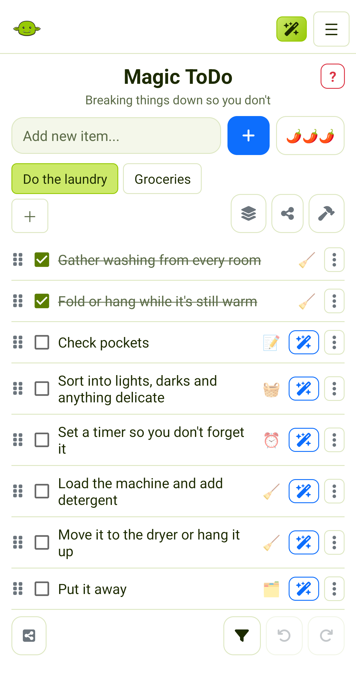 Goblin Tools Android Screenshot 4