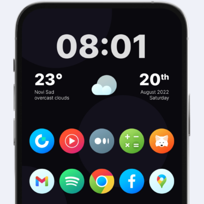 Hera Icon Pack: Circle Icons Android Screenshot 2