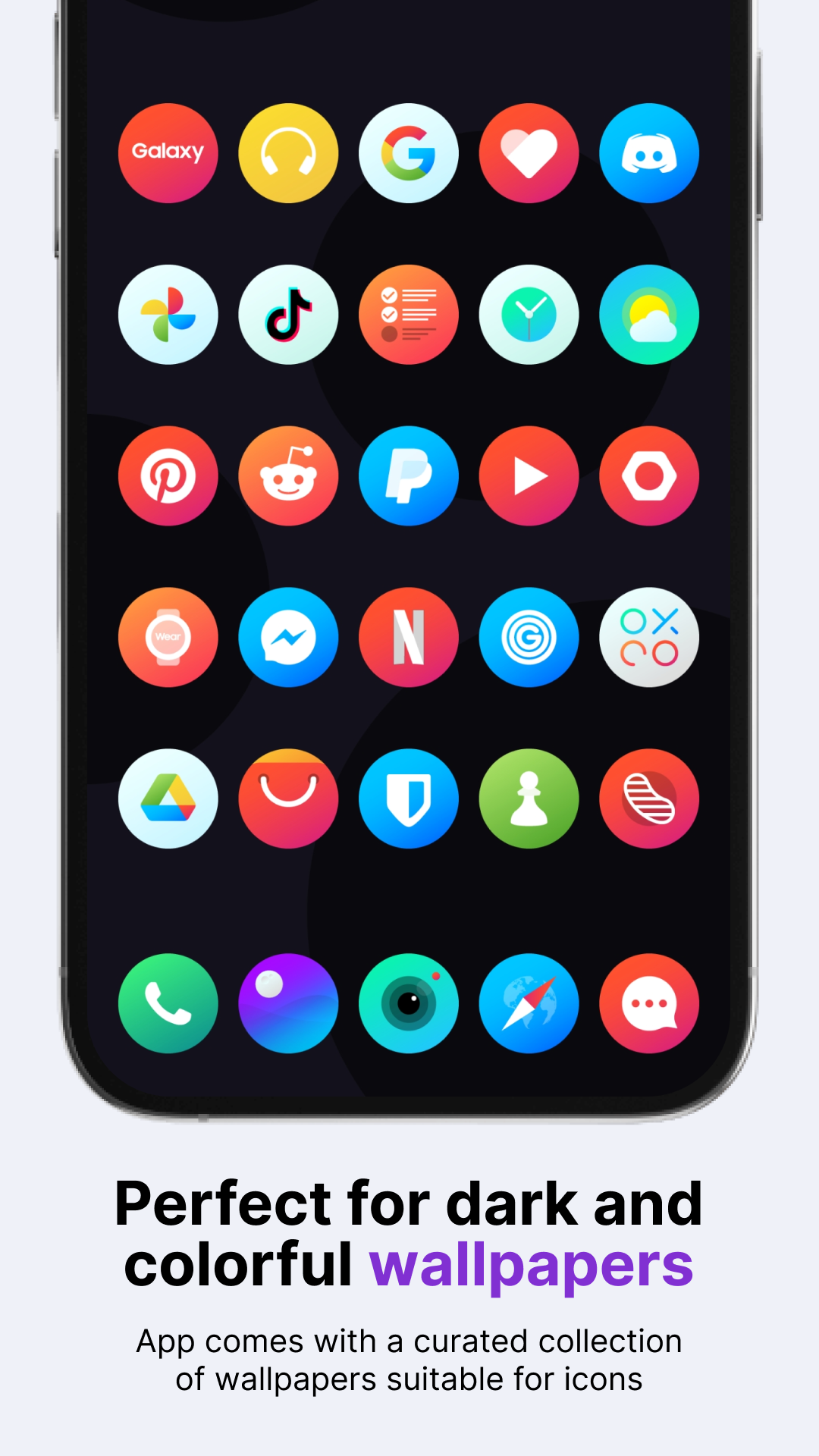 Hera Icon Pack: Circle Icons Android Screenshot 3