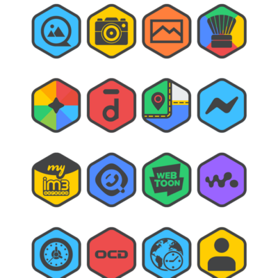 Hexadark - Hexa Icon Pack Android Screenshot 4