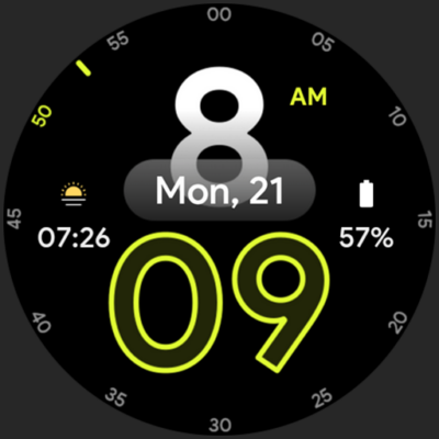 Hike ONE Watch face Android Screenshot