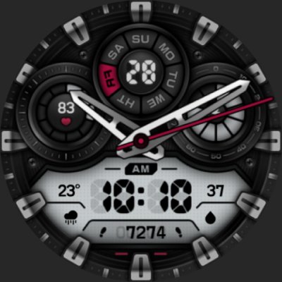 LCD Techno: Watch Face Android Screenshot