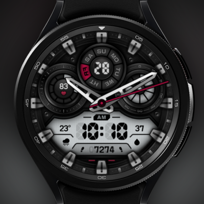 LCD Techno: Watch Face Android Screenshot 2