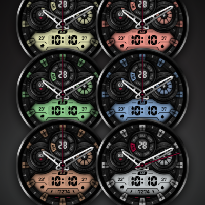 LCD Techno: Watch Face Android Screenshot 3